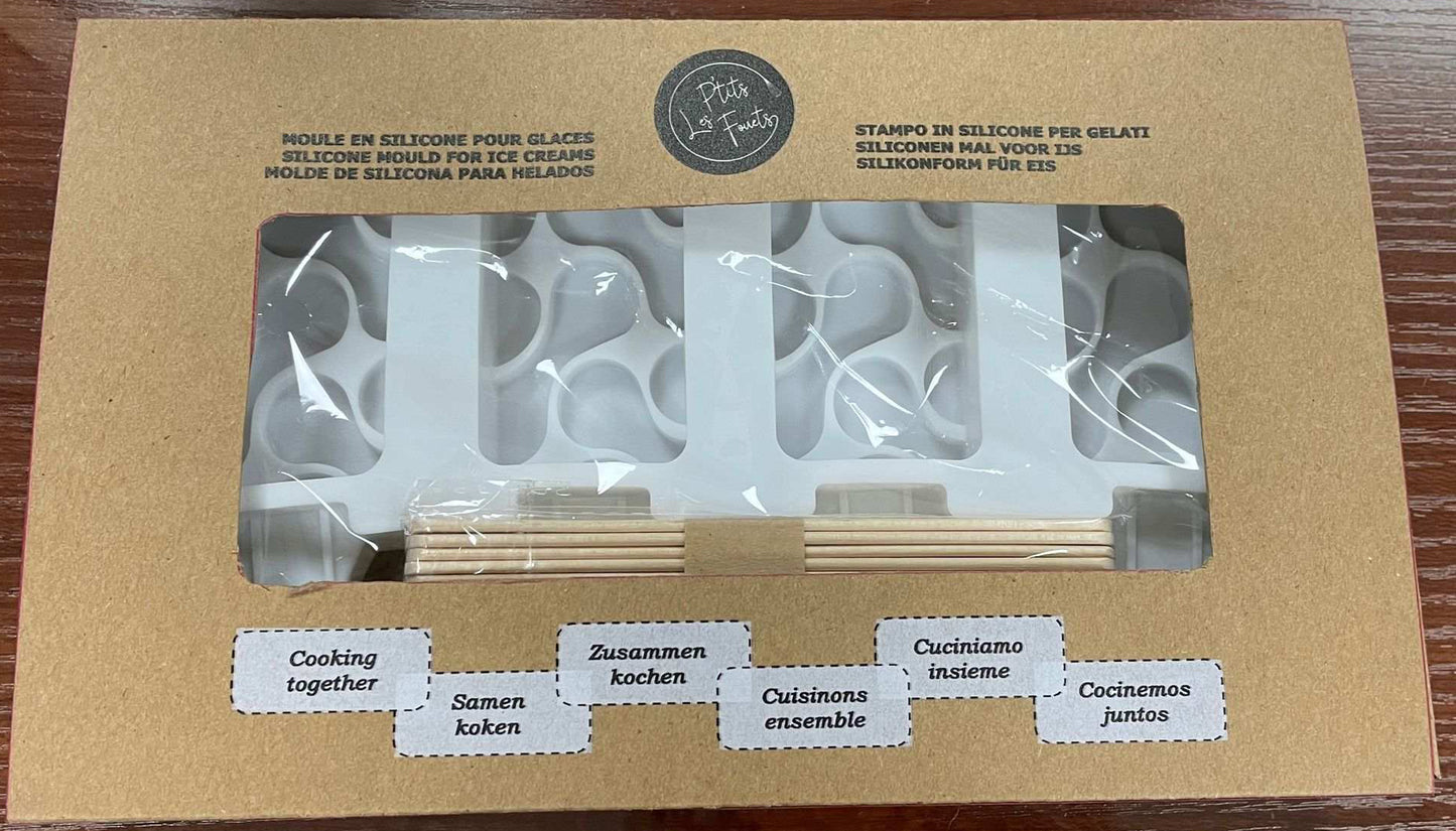 Ice cream mold with stick